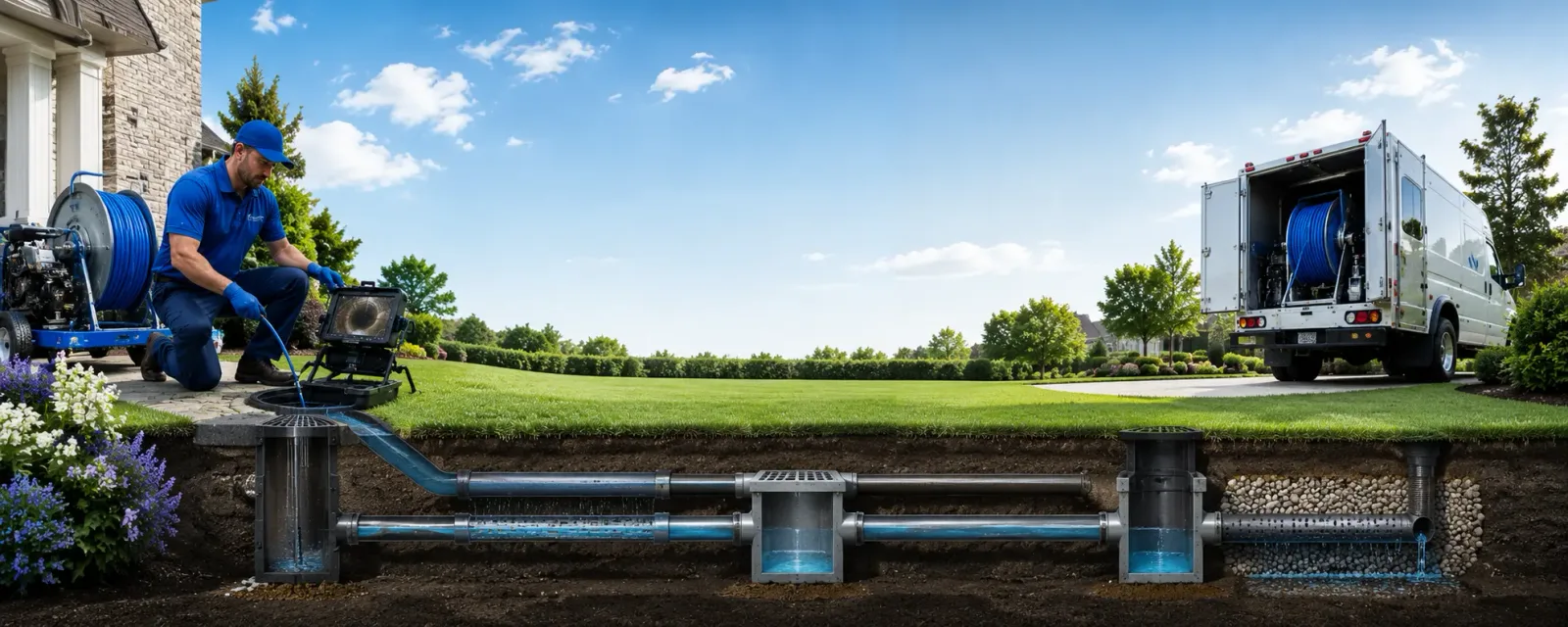 Outdoor drain cleaning information for Pease, MN
